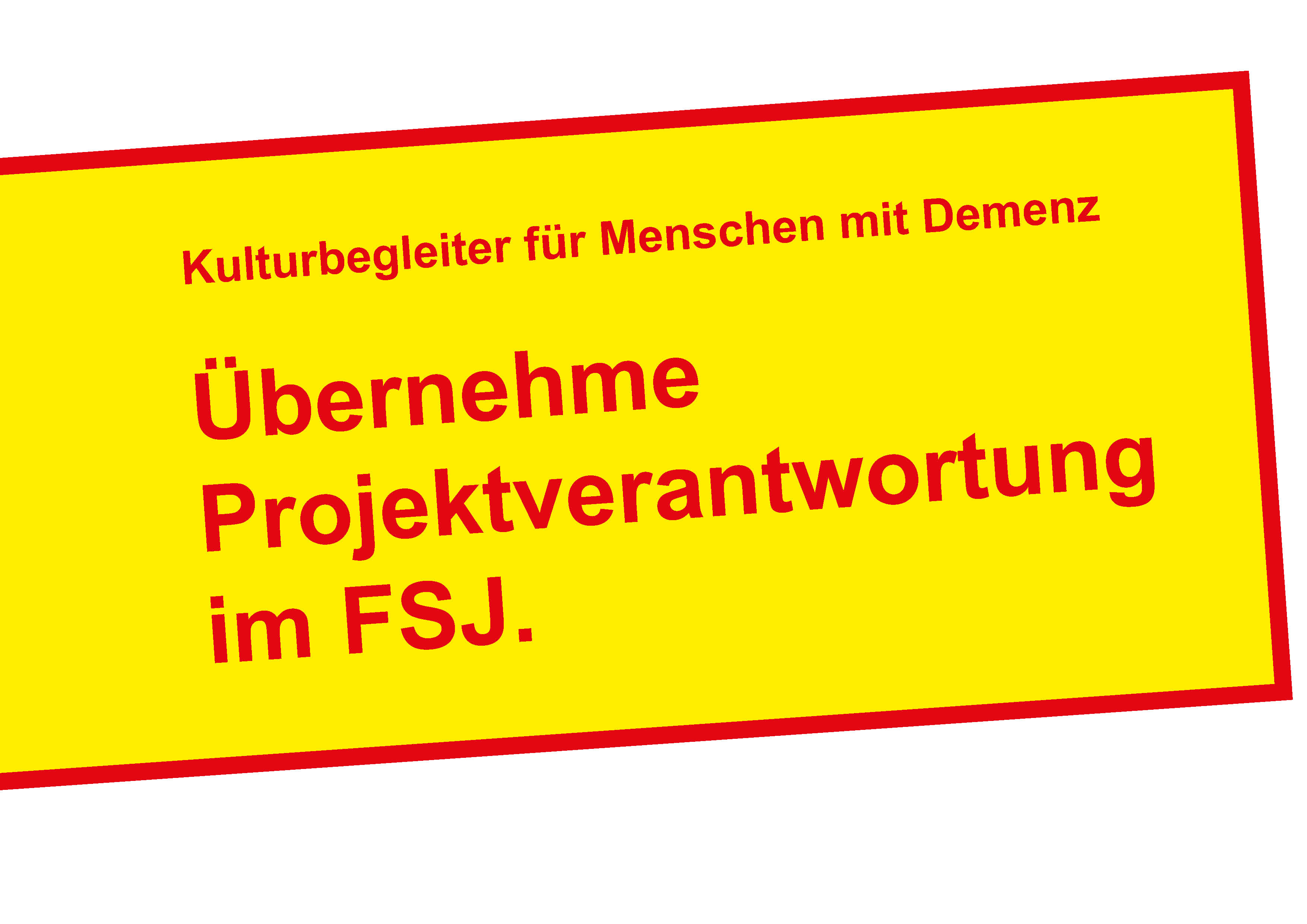 Mache ein FSJ und übernehme Projektverantwortung 