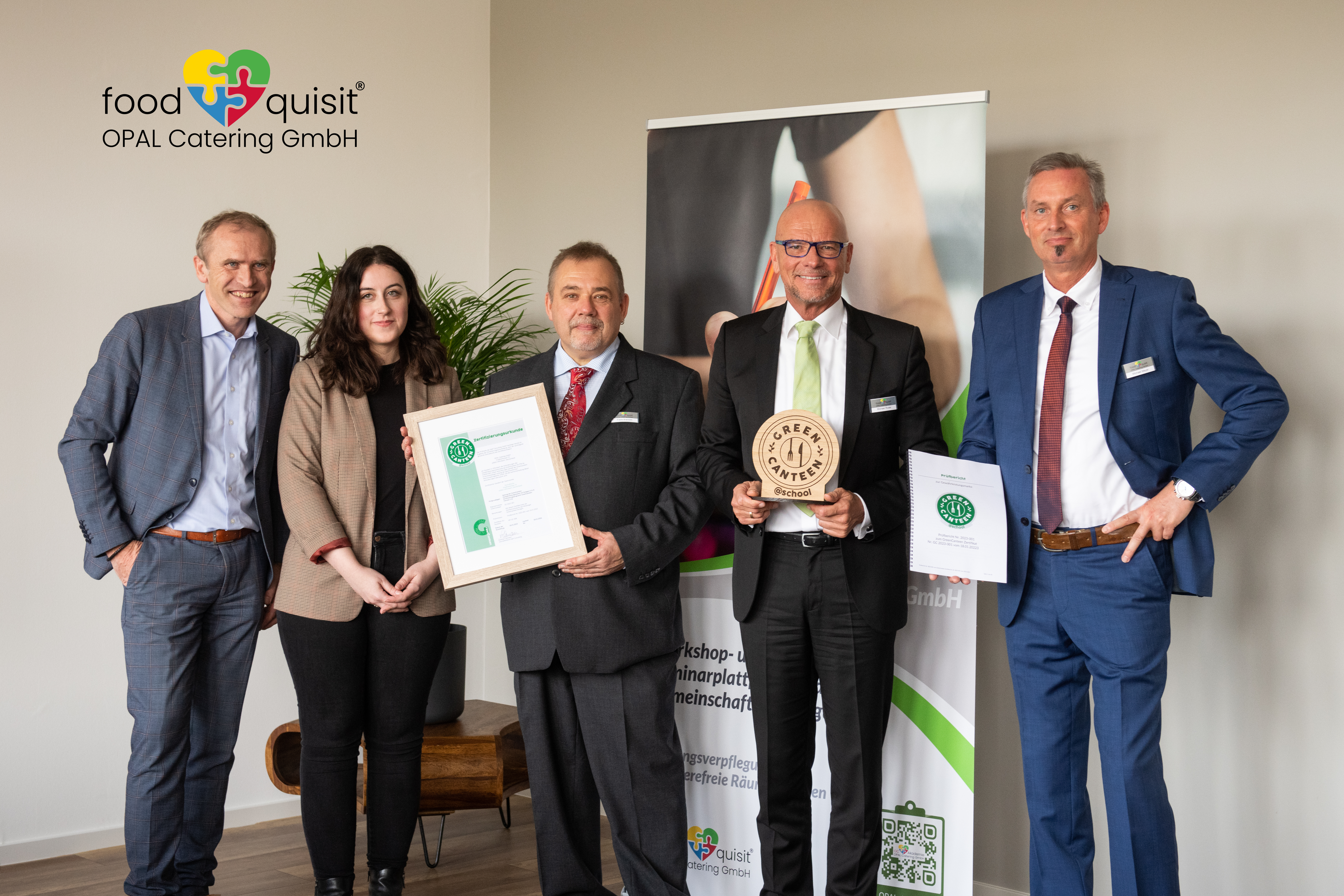 OPAL Catering GmbH erhält als erste Produktionsküche Nachhaltigkeitssiegel für die Kita- und Schulverpflegung 