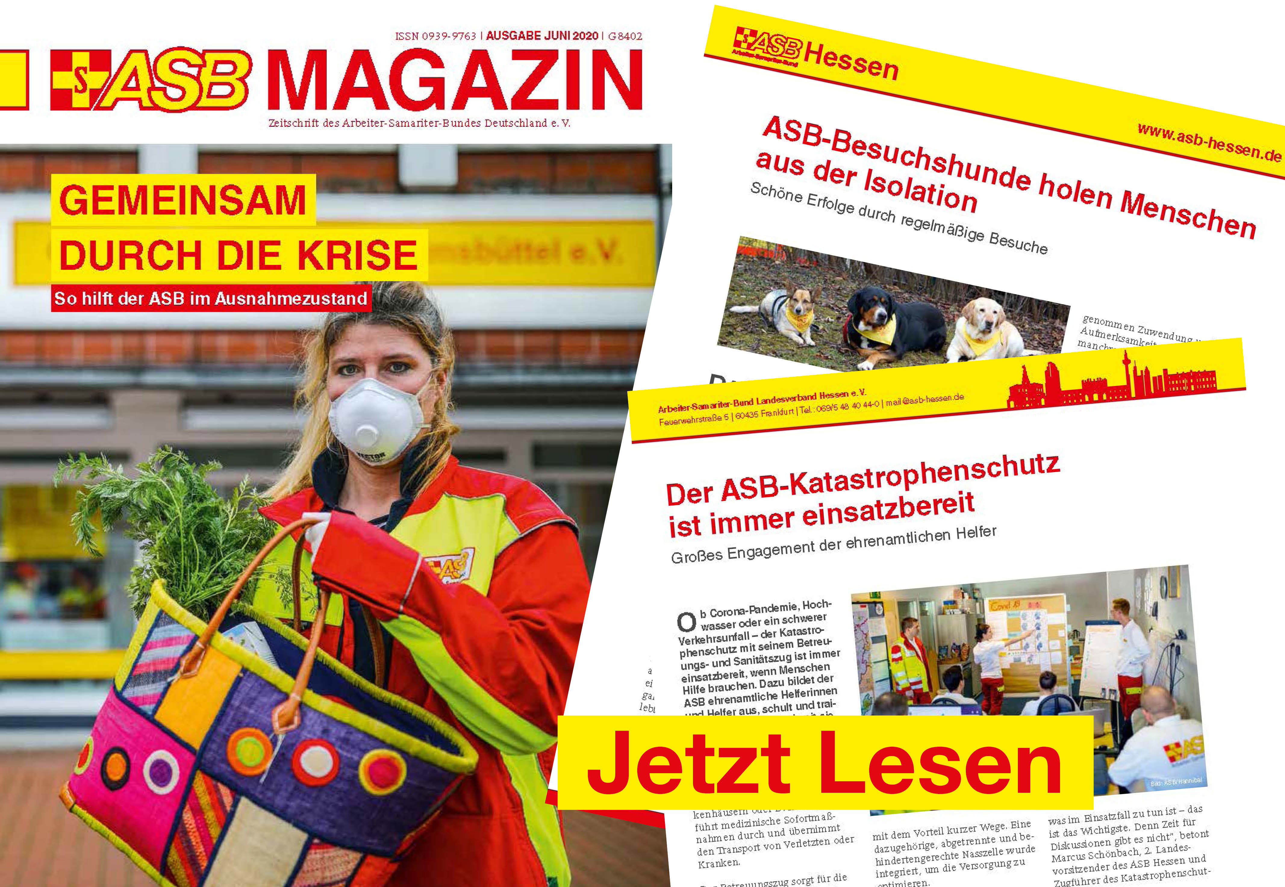 Die Juni-Ausgabe des ASB-Magazins ist da!