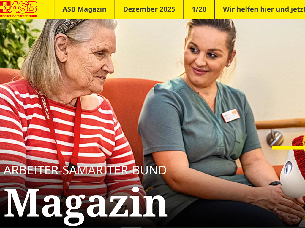 Die neue Ausgabe des ASB Magazins ist da
